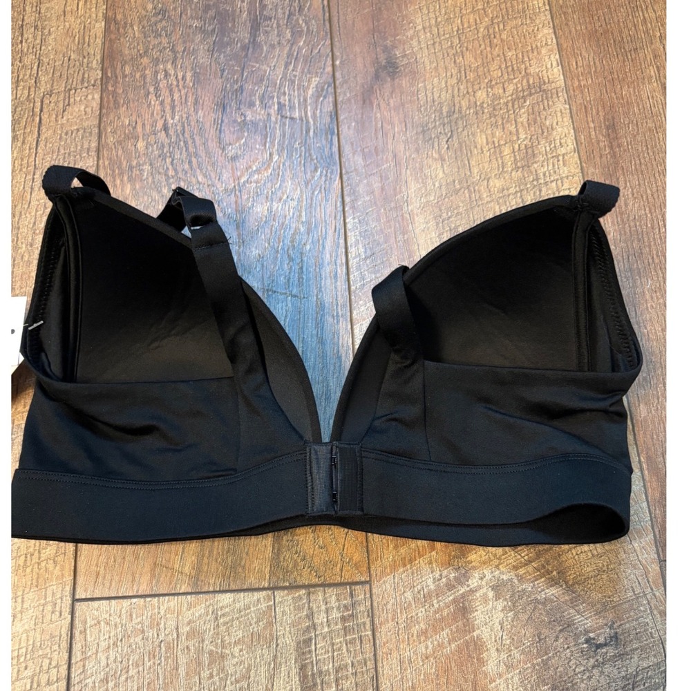 NEW! Auden 36C Lightly Lined Wirefree Bra Womens Black - Picture 2 of 4